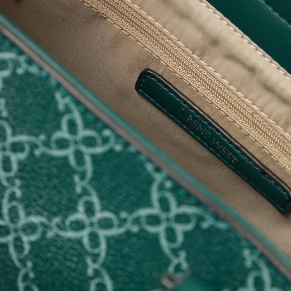 Nine West Lennox Tote Bag Forest Green - Picture 9 of 10